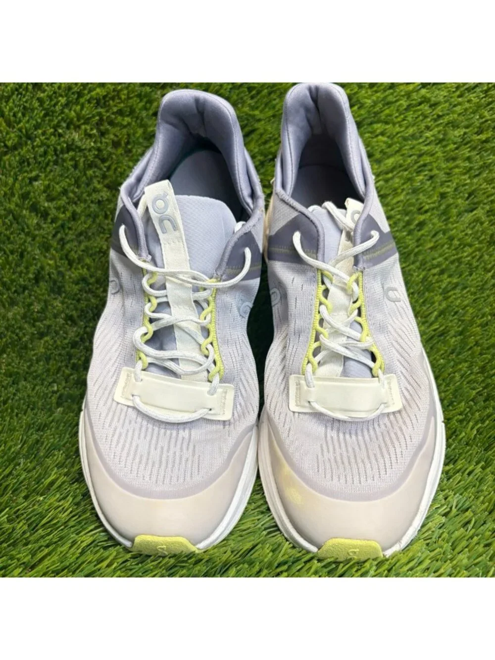 On Cloudnova Flux Womens Size 8 Purple White Athletic Running Shoes Sneakers